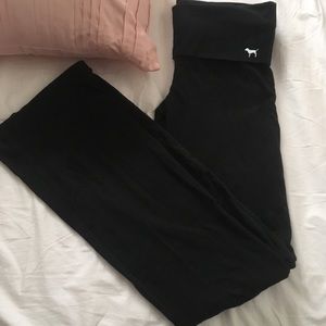 VS PINK fold over yoga pants